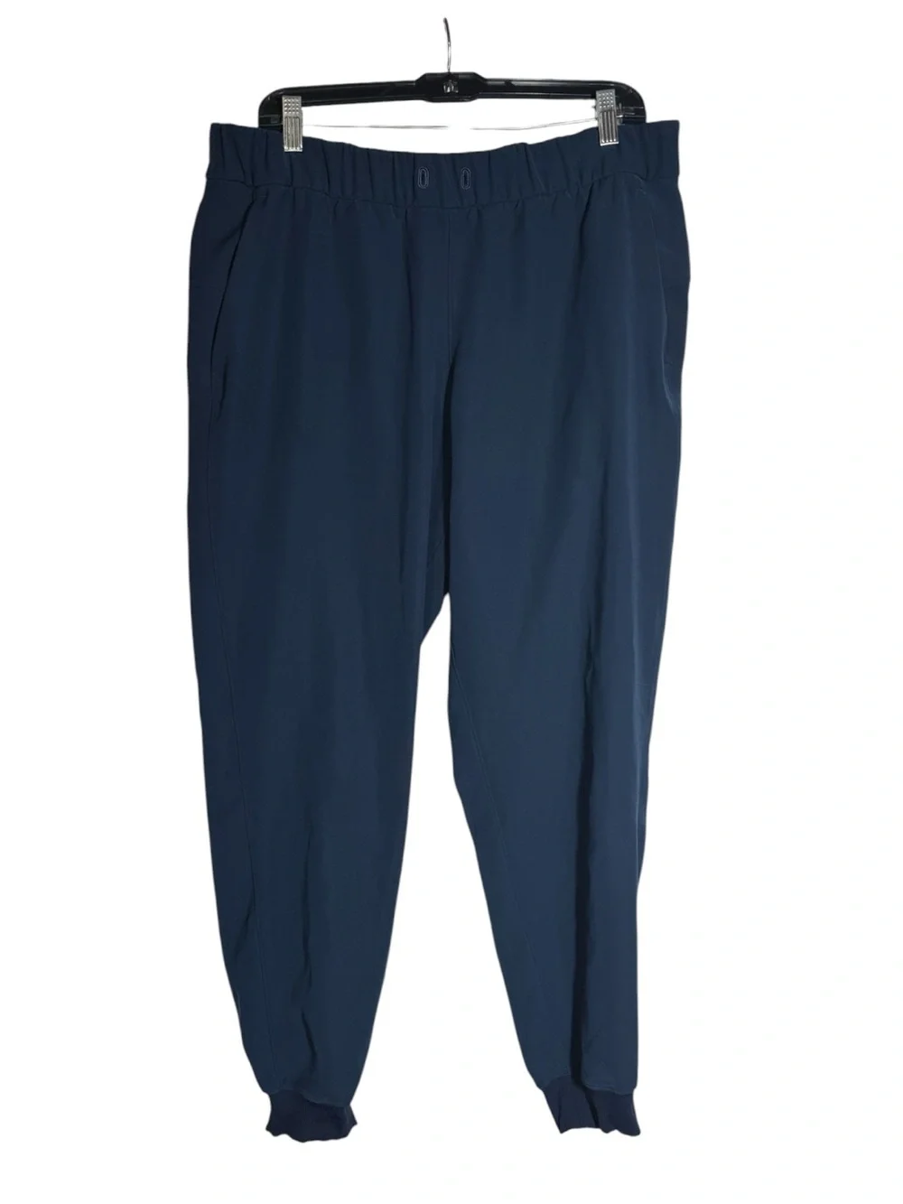 Lululemon On The Fly Jogger in True Navy Blue Size 12 Stretchy Athletic - Picture 2 of 9